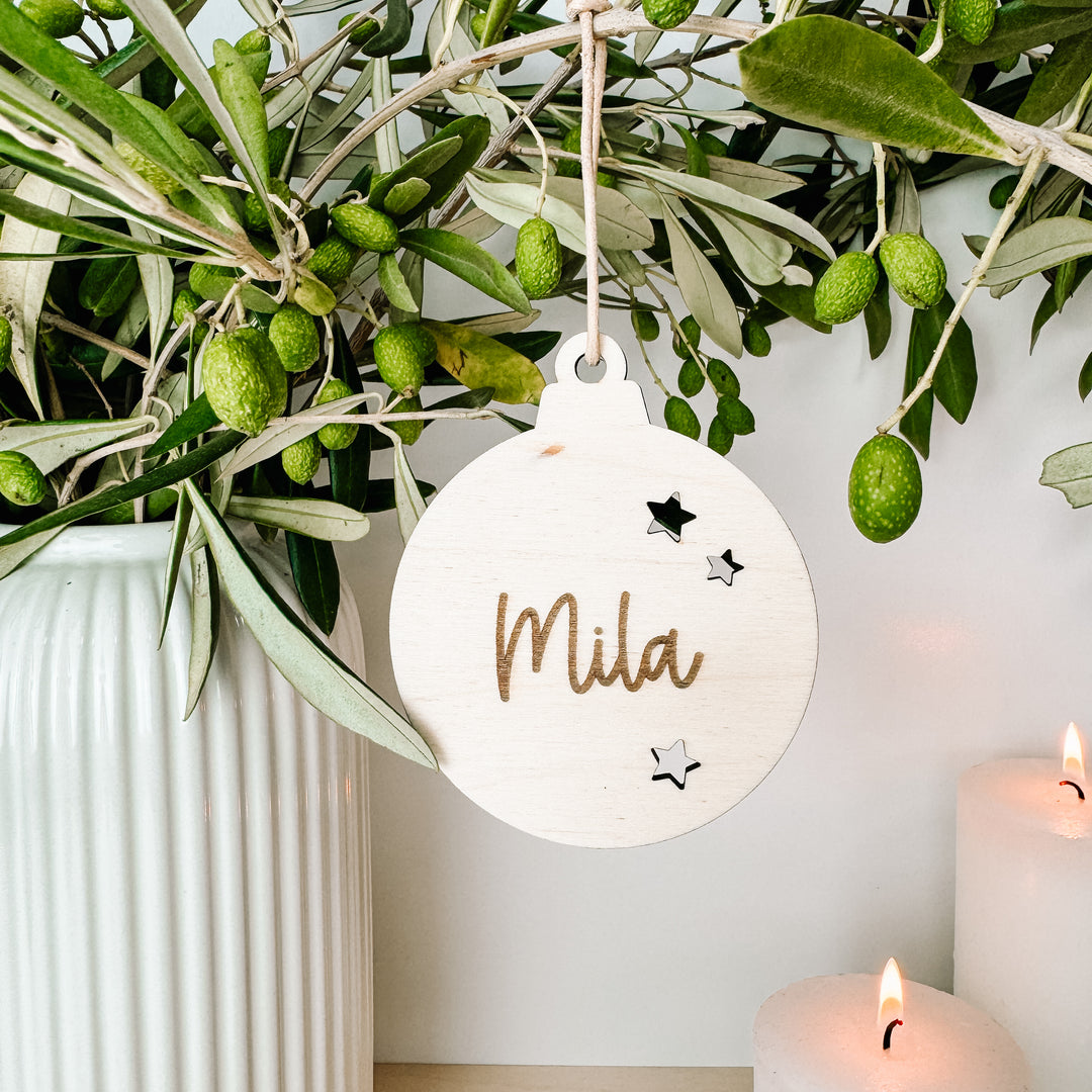 Baumanhänger WUNSCHNAME (personalisiert)