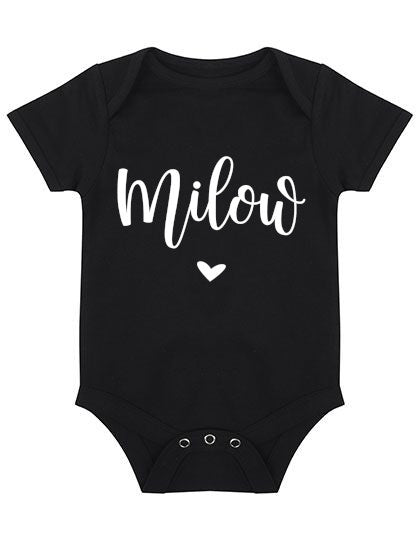 BLACK WEEK Baby-Body WUNSCHNAME + SYMBOL "Joyful" (personalisiert)