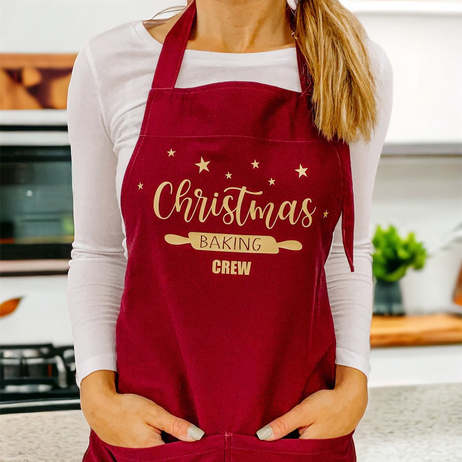 Schürze für Erwachsene CHRISTMAS BAKING CREW (individuell)