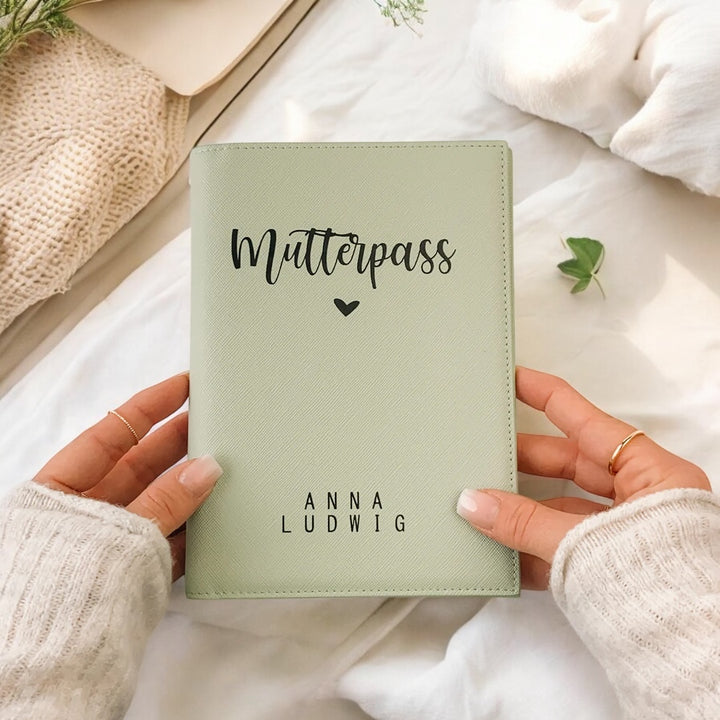 Mutterpasshülle VERSPIELTE SCHREIBSCHRIFT