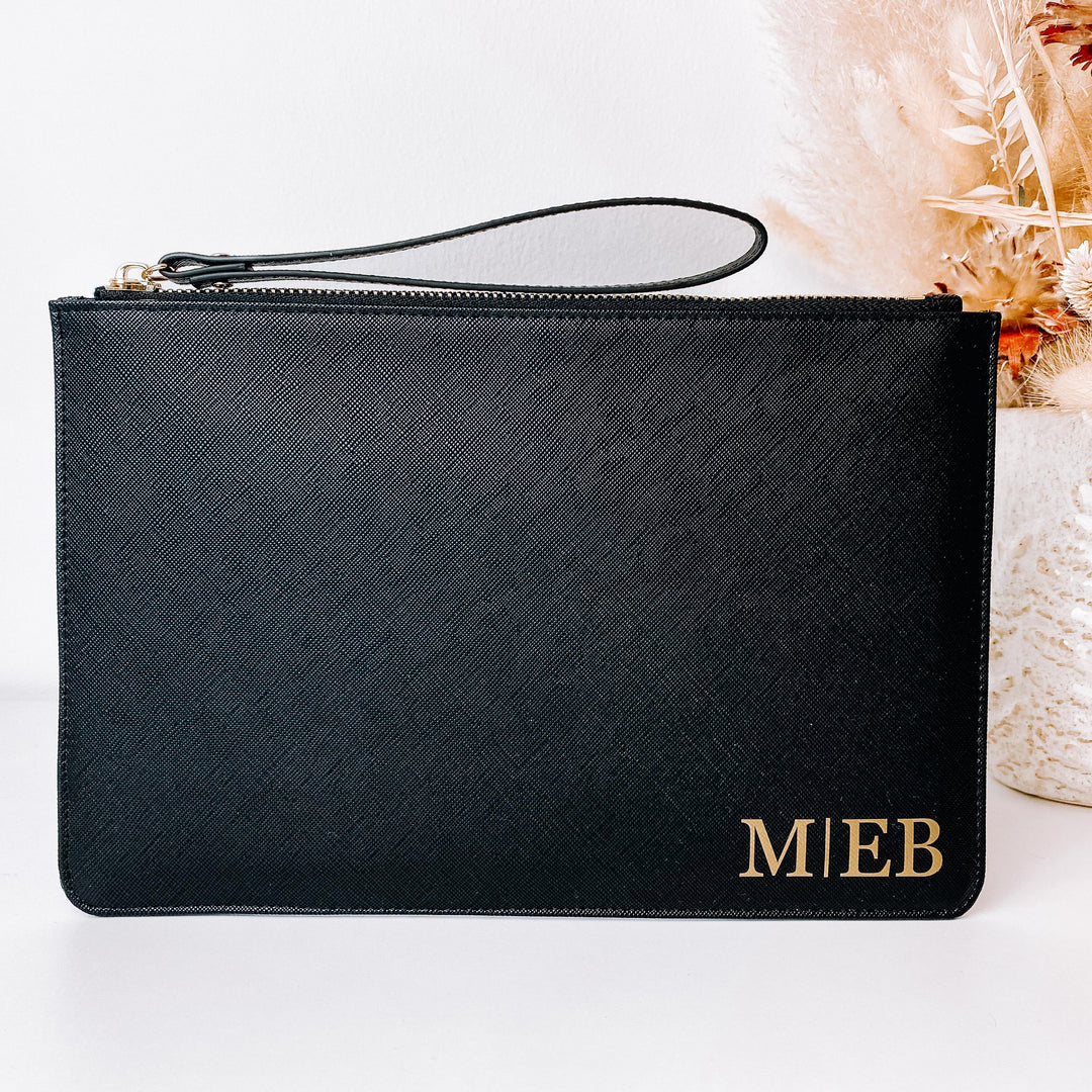 NobleDeer® Premium Clutch INITIALEN (personalisiert)