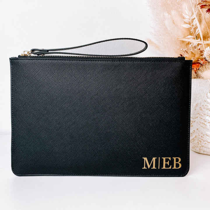 NobleDeer® Premium Clutch INITIALEN (personalisiert)