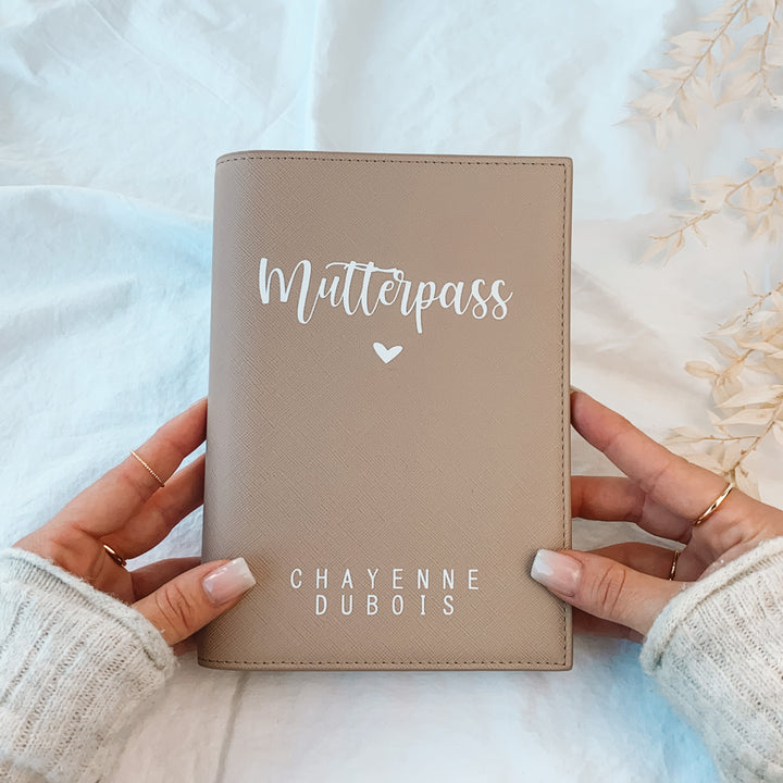 Mutterpasshülle VERSPIELTE SCHREIBSCHRIFT