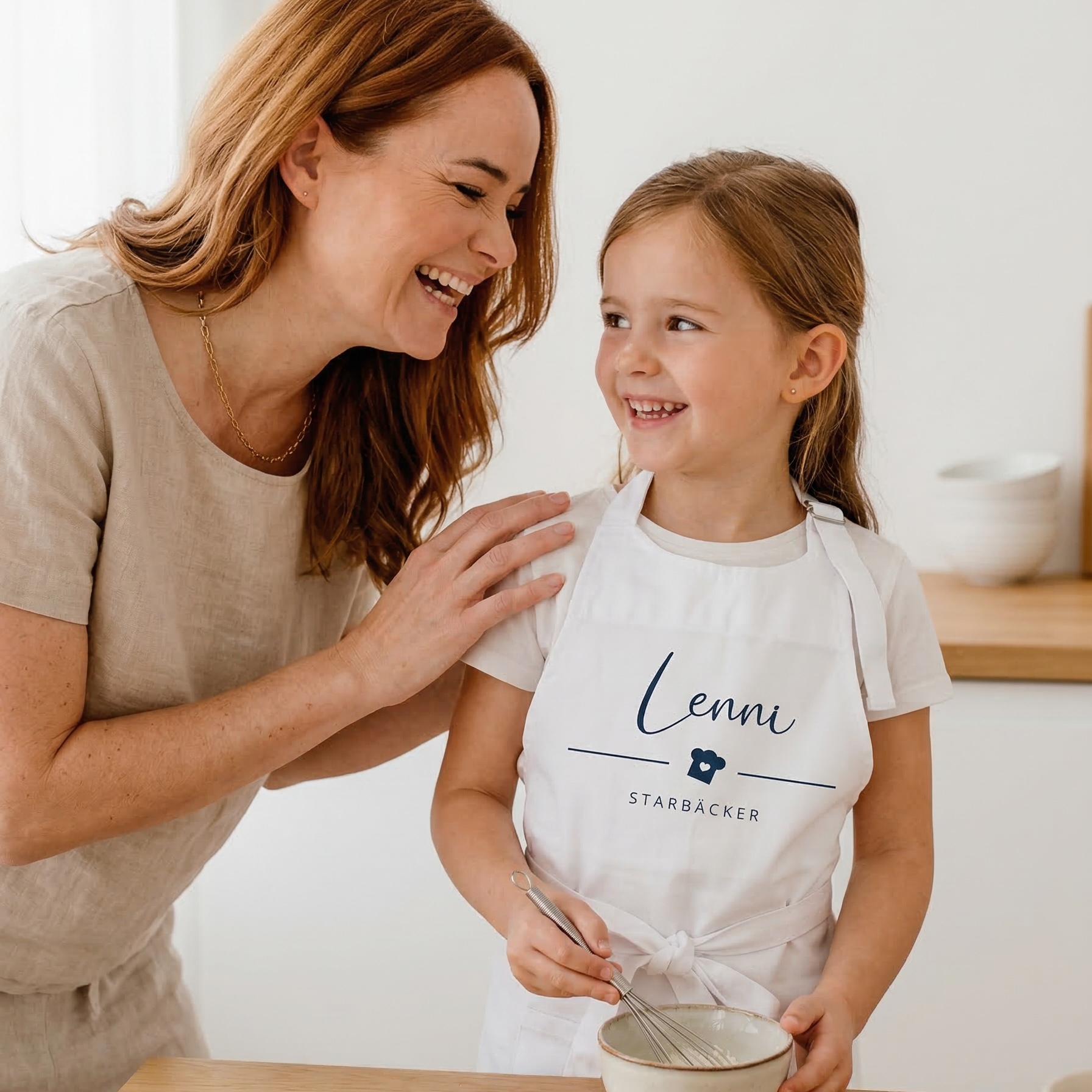kinderschürze mit handschuh Kinderschürze KITCHEN (personalisiert) – NobleDeer