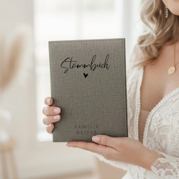 Stammbuch SCHLICHTE ELEGANZ klassisches Format