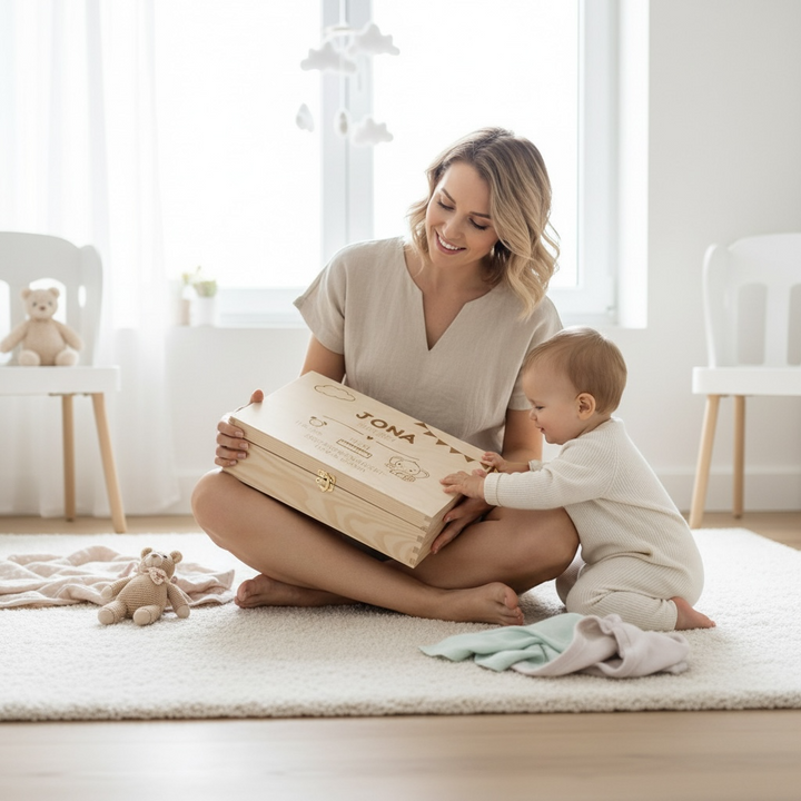 Erinnerungskiste GEBURTSDATEN (personalisiert)