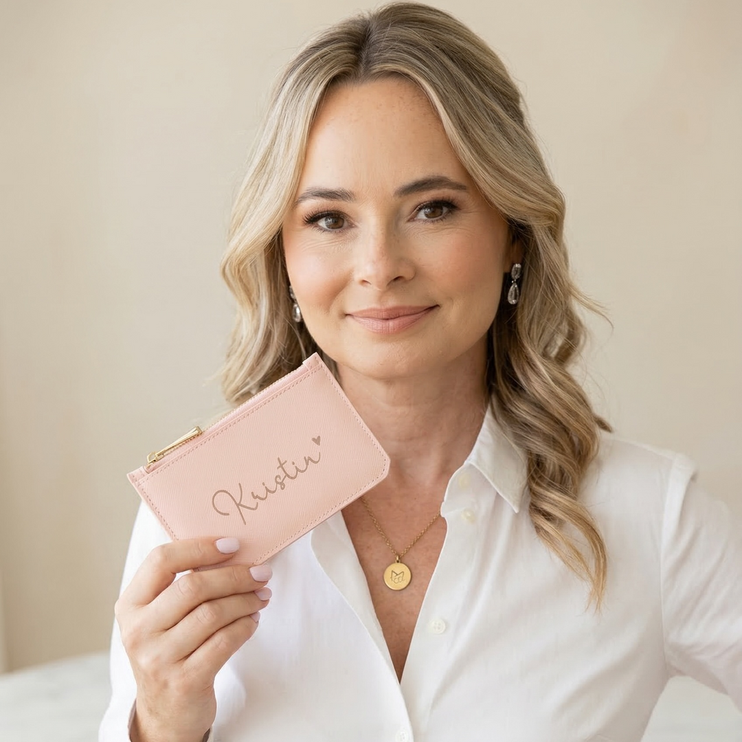 Mini Geldbörse SCHREIBSCHRIFT