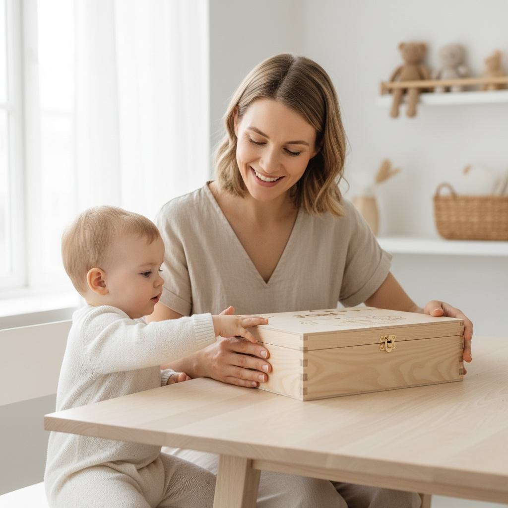 Erinnerungskiste GEBURTSDATEN (personalisiert)