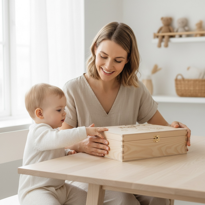 Erinnerungskiste GEBURTSDATEN (personalisiert)