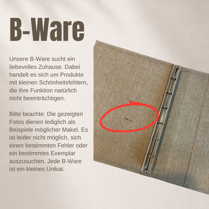 ***B-WARE*** Stammbuch klassisches Format