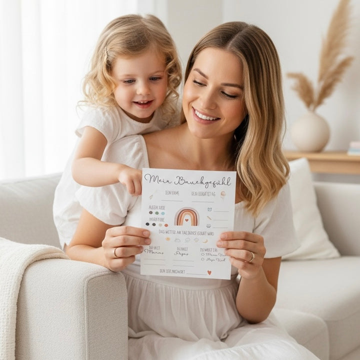 Ausfüllkarten  / Wunschkarten für Babyparty