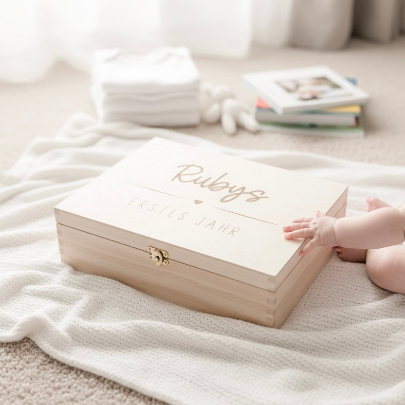 Erinnerungskiste SCHLICHTE ELEGANZ (personalisiert)
