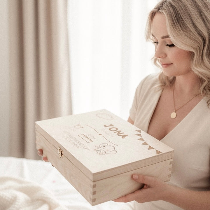 Erinnerungskiste GEBURTSDATEN (personalisiert)