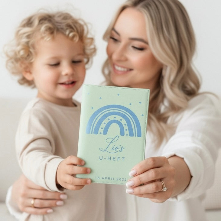 U-Hefthülle RAINBOW + GEBURTSDATUM