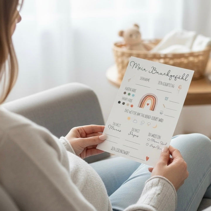 Ausfüllkarten  / Wunschkarten für Babyparty