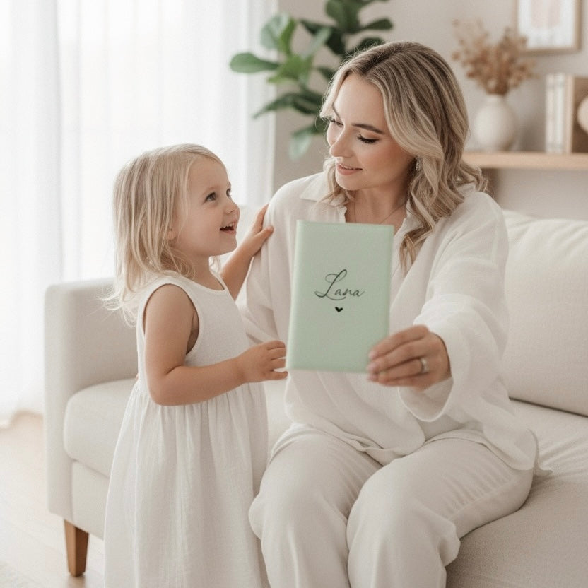 U-Hefthülle WUNSCHNAME + SYMBOL