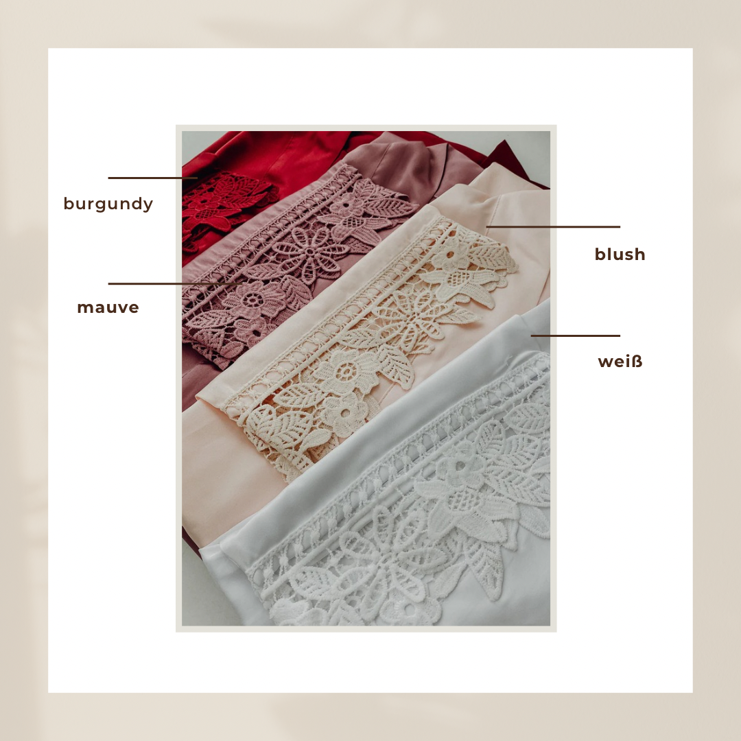 NobleDeer® Morgenmantel WUNSCHWORT + NAME (personalisiert)