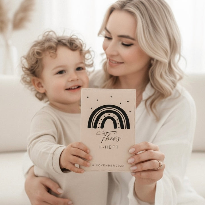 U-Hefthülle RAINBOW + GEBURTSDATUM