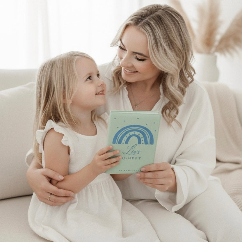 U-Hefthülle RAINBOW + GEBURTSDATUM