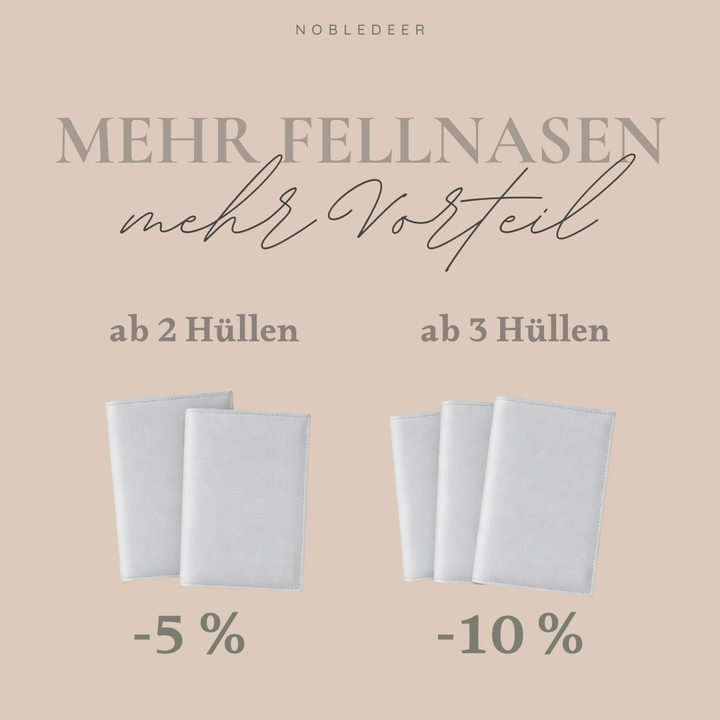 EU-Heimtierausweis & Impfpass Hülle PFÖTCHENPASS