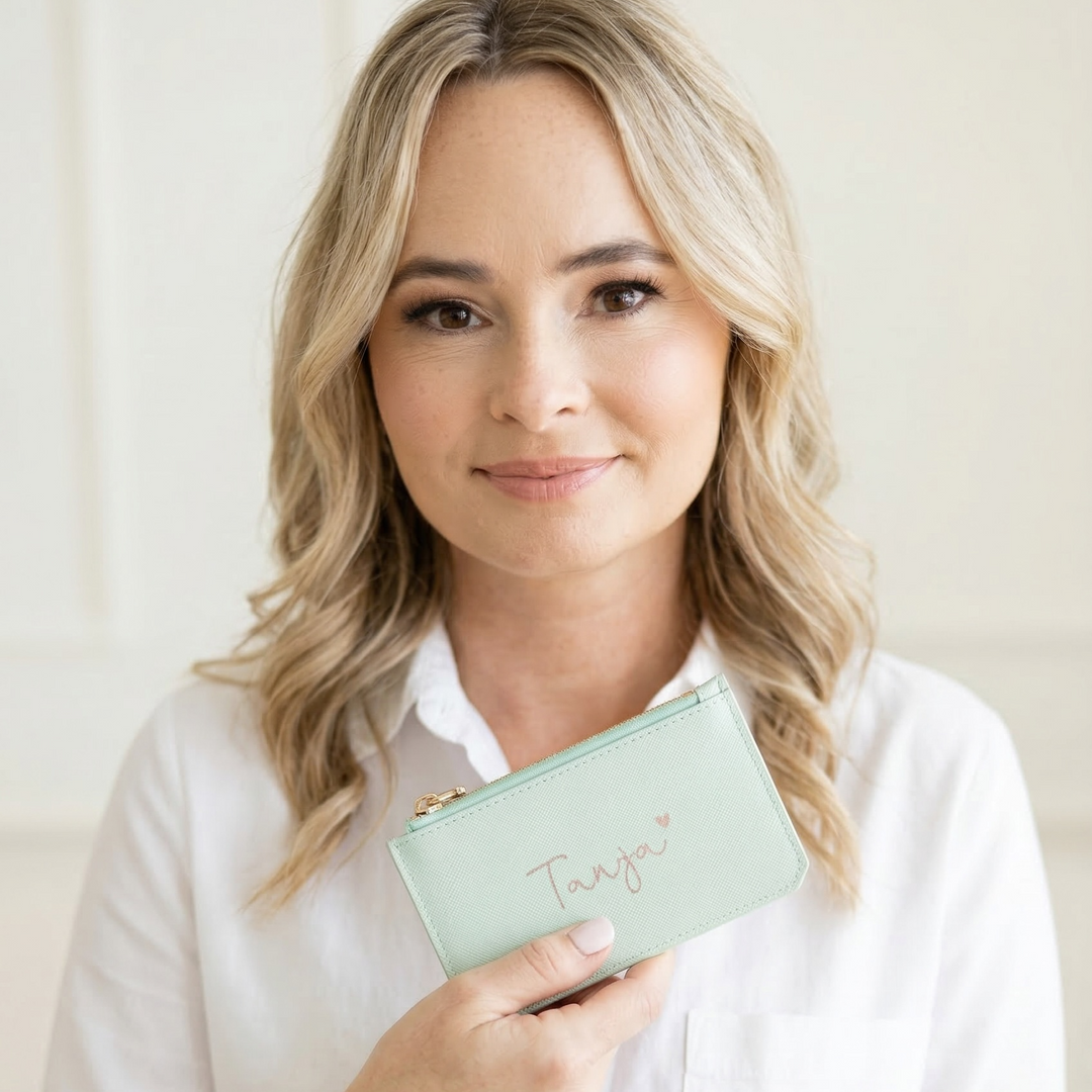 Mini Geldbörse SCHREIBSCHRIFT