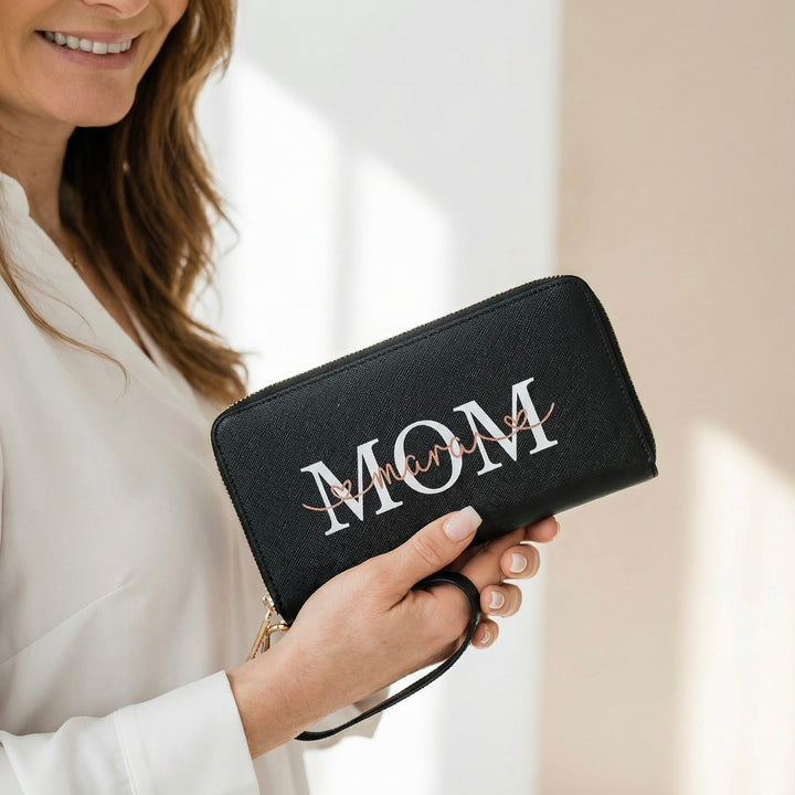 Geldbörse MOM + HERZCHENSCHRIFT