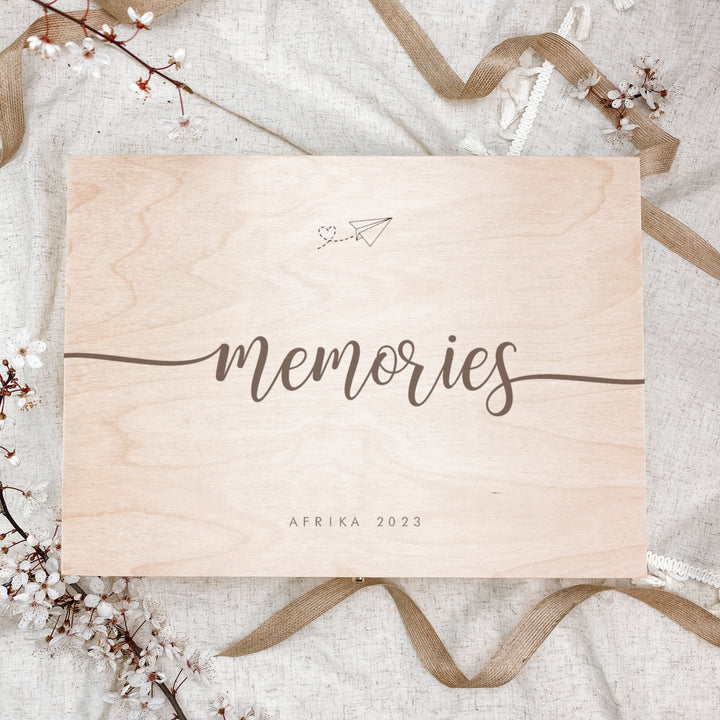 Erinnerungskiste MEMORIES (personalisiert)