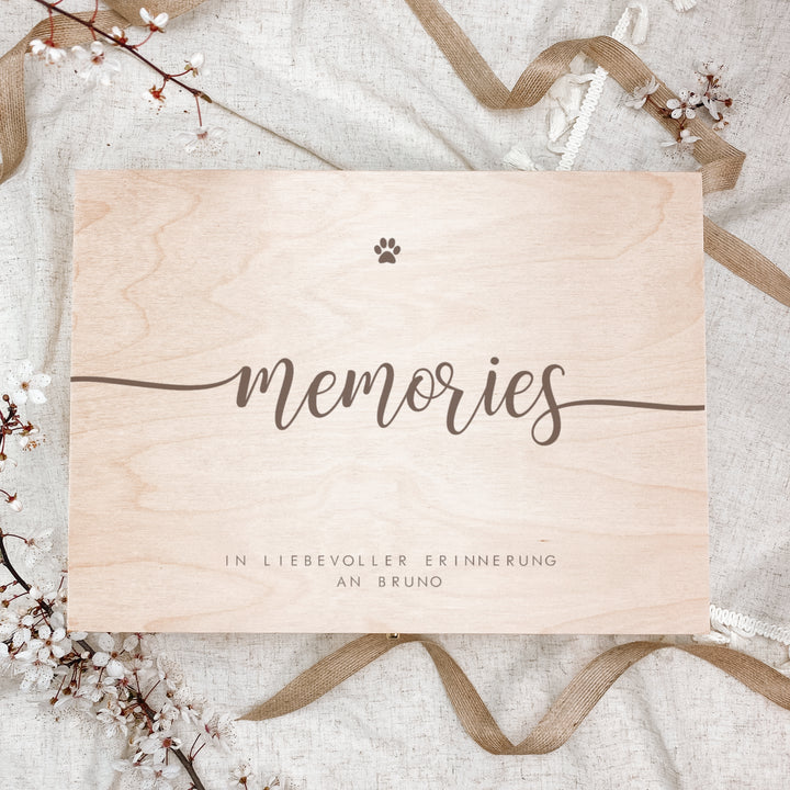 Erinnerungskiste MEMORIES (personalisiert)