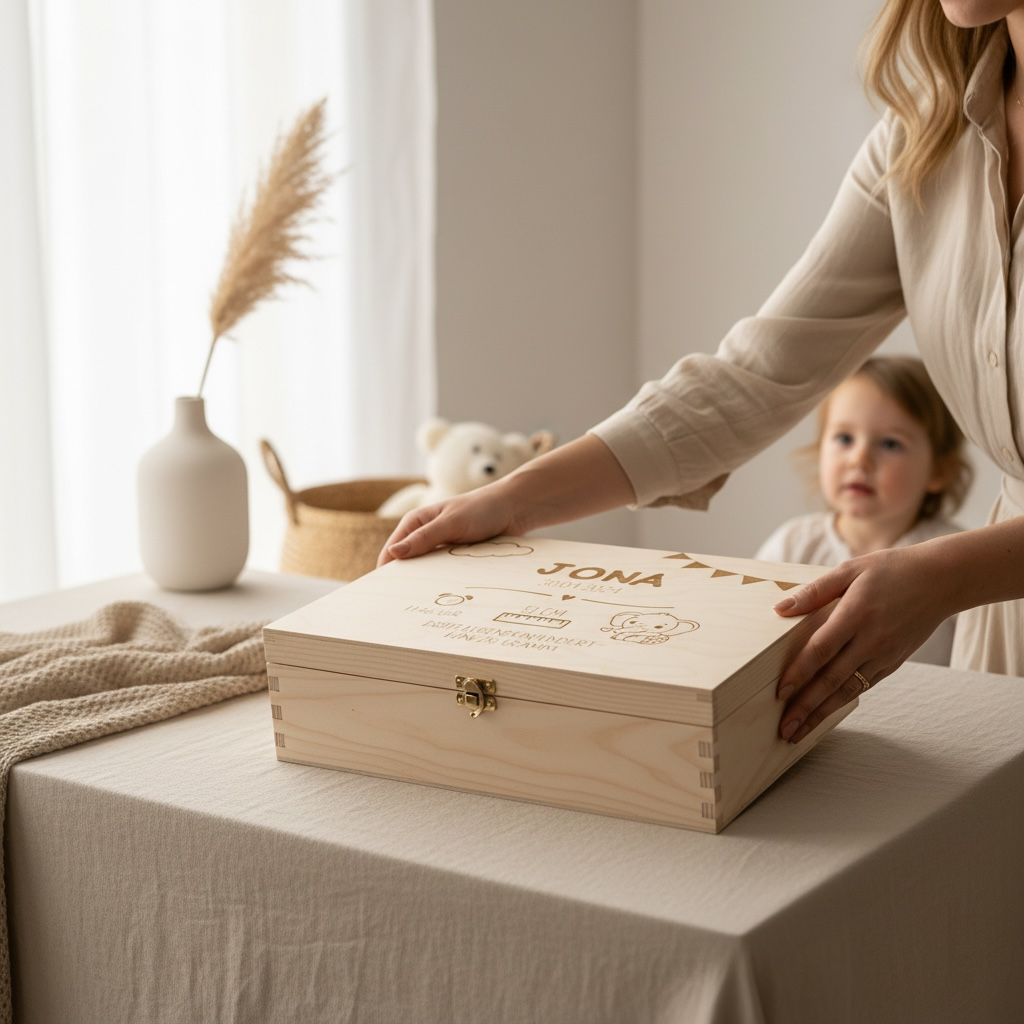 Erinnerungskiste GEBURTSDATEN (personalisiert)