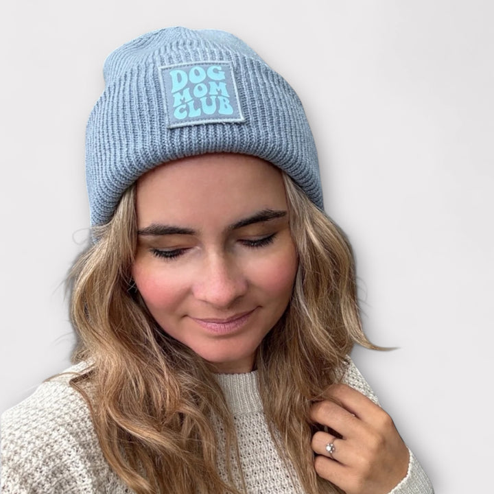 Winter-Beanie vintageblau DOGMOMCLUB