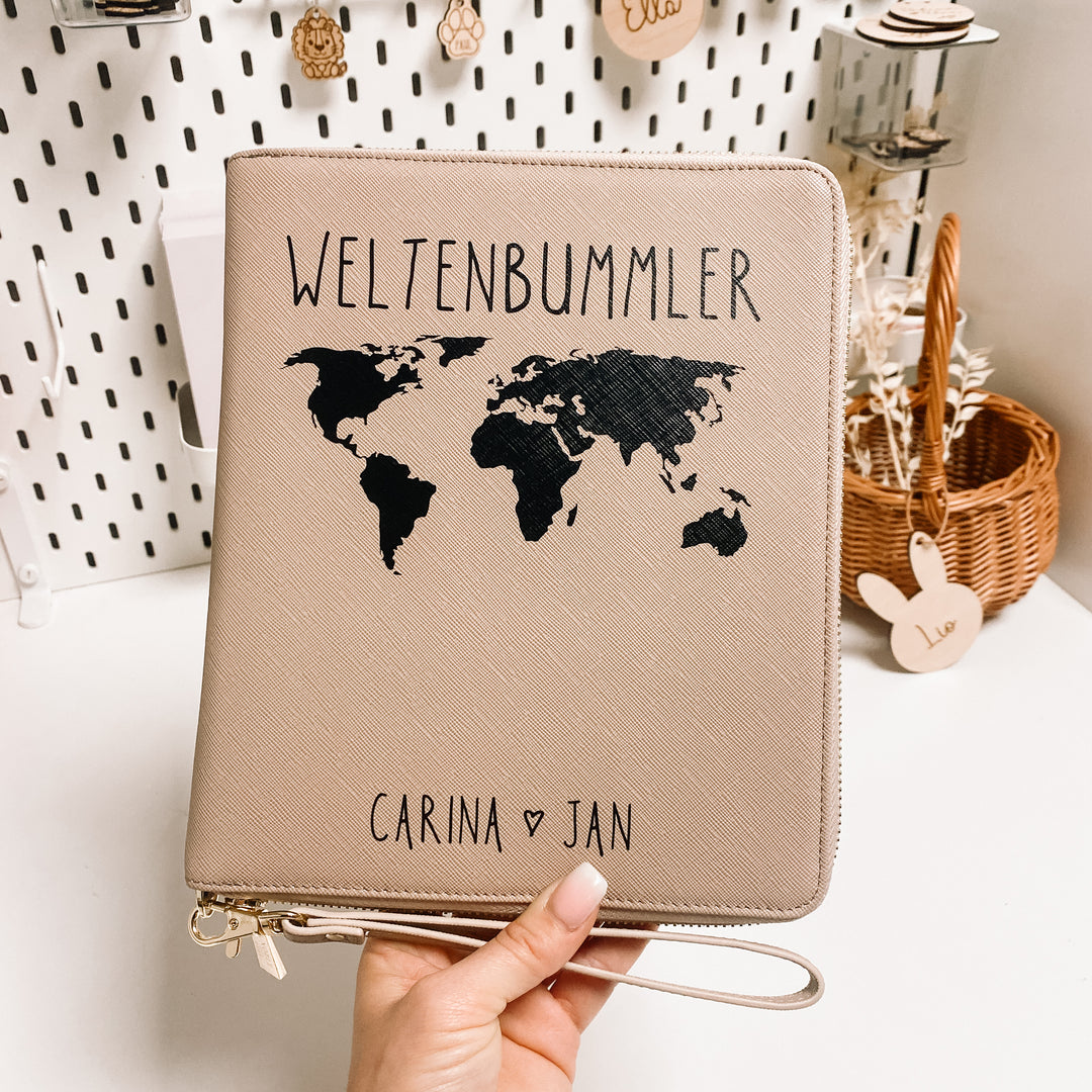reiseerinnerungen aufbewahren Organizer WELTENBUMMLER – NobleDeer