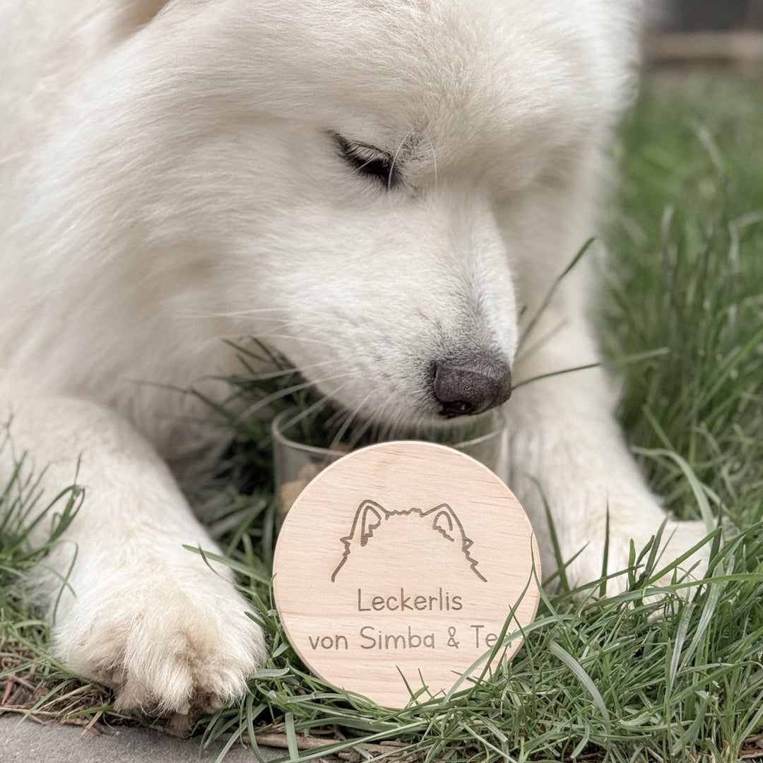 Leckerliglas HUNDEÖHRCHEN (personalisiert)