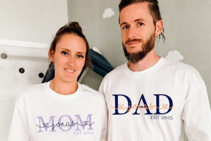 Oversized T-Shirt unisex DAD EST (personalisiert)