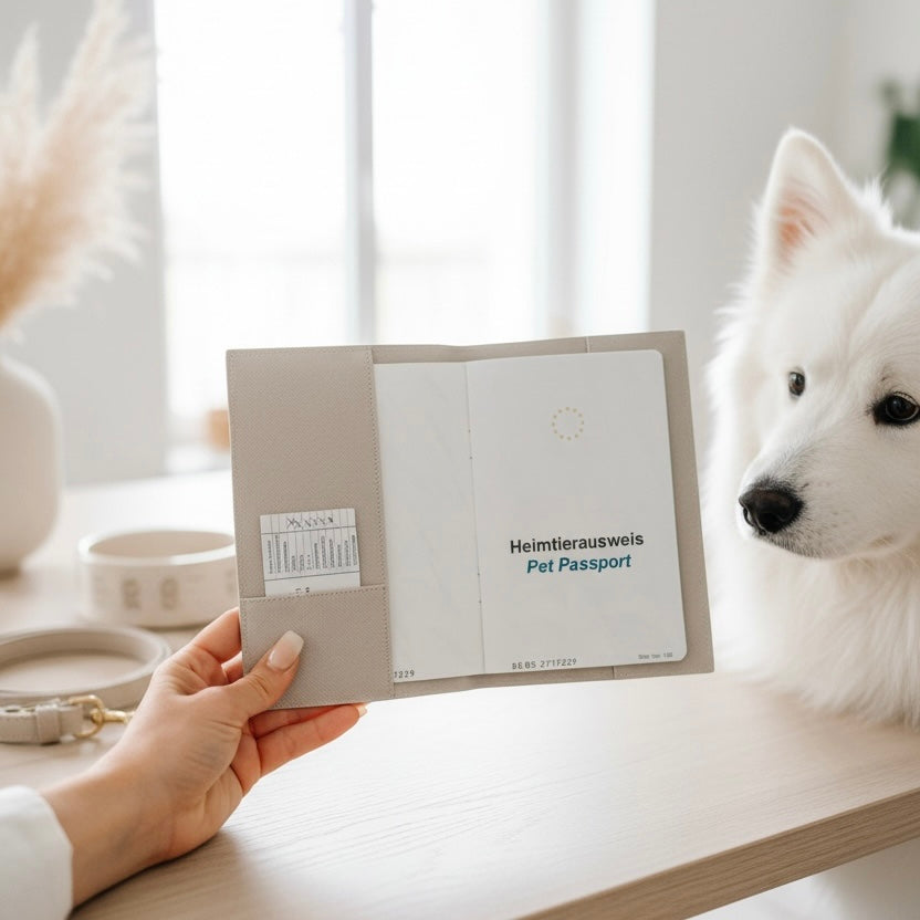 EU-Heimtierausweis & Impfpass Hülle SAMOJEDE