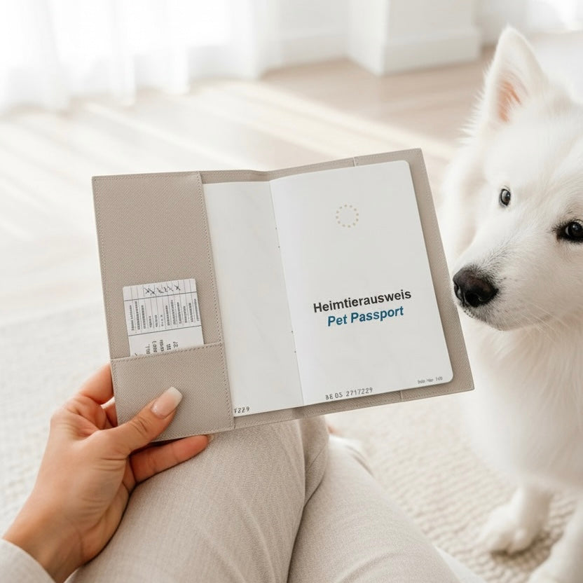 EU-Heimtierausweis & Impfpass Hülle SAMOJEDE