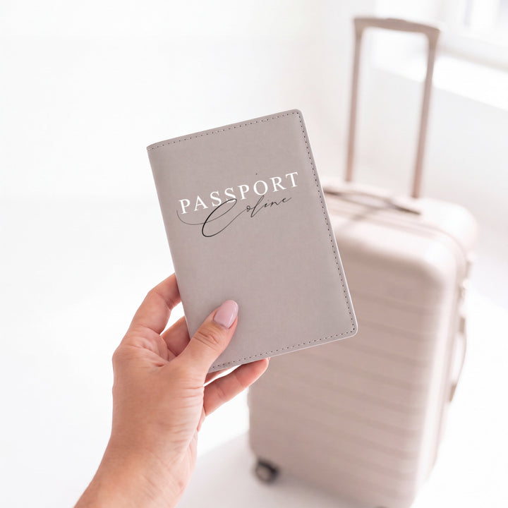 Reisepasshülle PASSPORT Kalligrafie