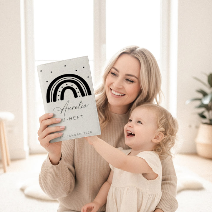 U-Hefthülle RAINBOW + GEBURTSDATUM