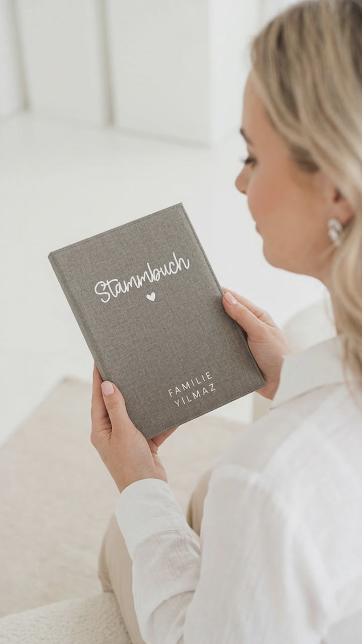 Stammbuch SCHLICHTE HARMONIE klassisches Format