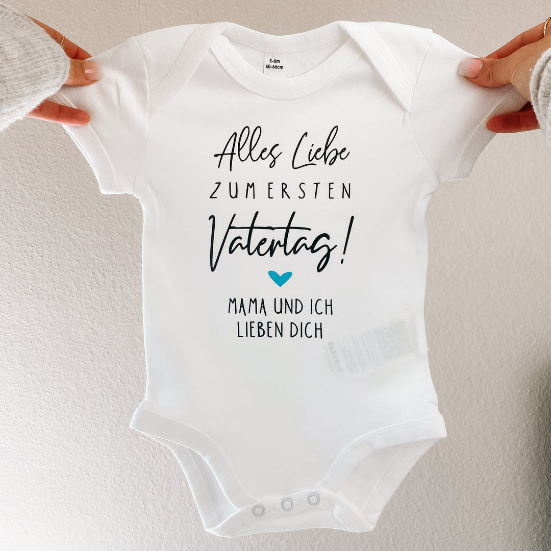 Baby-Body VATERTAG + WUNSCHTEXT (personalisiert)