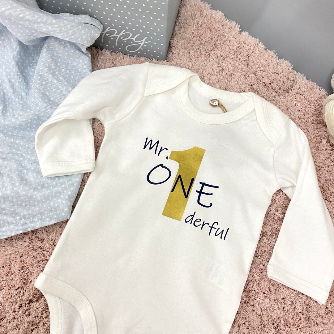 Baby-Body langarm MR. ONEDERFUL (individuell)