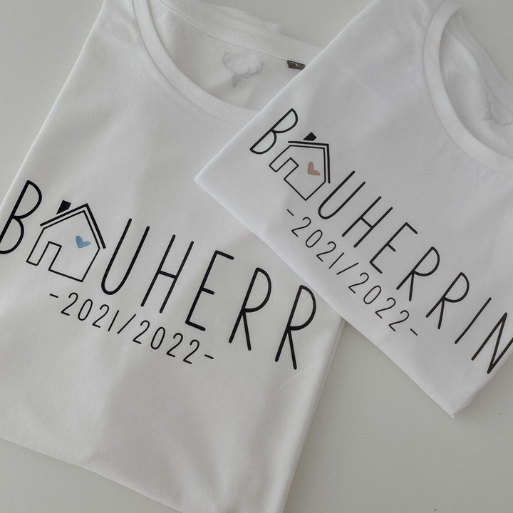 Herren T-Shirt BAUHERR+JAHRESZAHL (personalisiert)