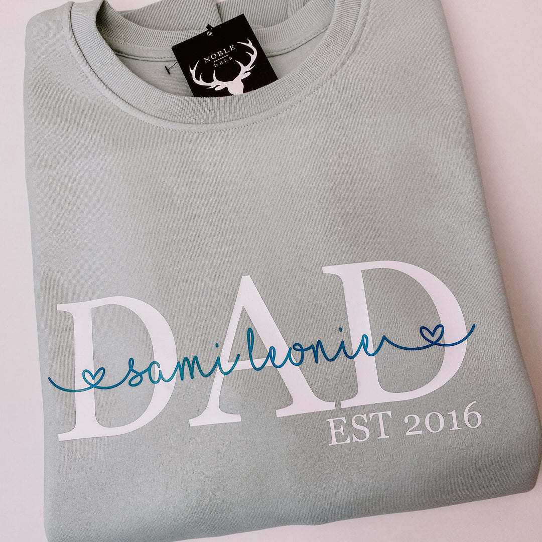 Sweater MOM / DAD EST (personalisiert)