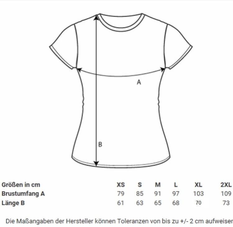 Damen T-Shirt regulär NOBLEDEER® klein (individuell)