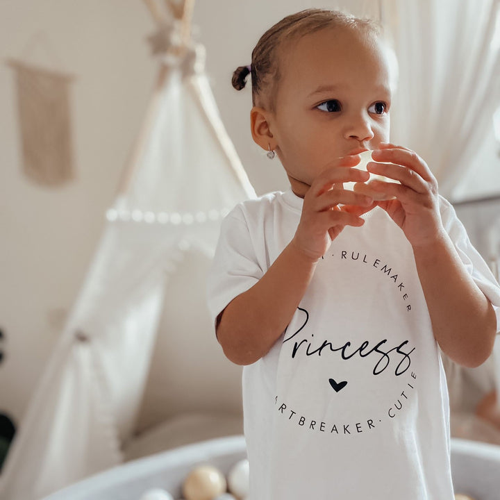 Baby-Shirt für Prinzessinnen mit Herz