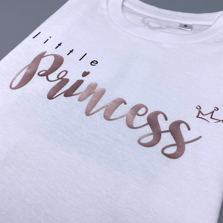 Kinder T-Shirt LITTLE PRINCESS (individuell) | GIRL | PRINZESSIN | KRONE