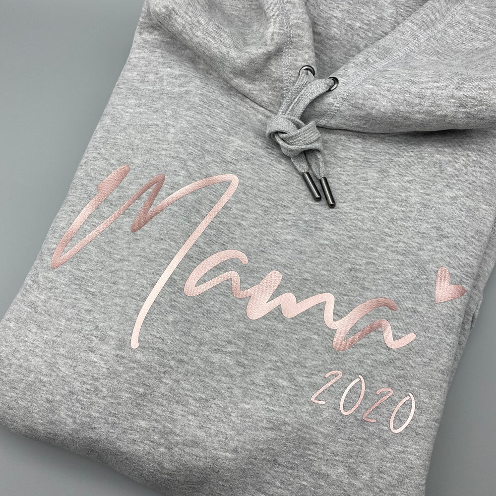 Hoodie WUNSCHNAME + JAHRESZAHL groß (personalisiert)