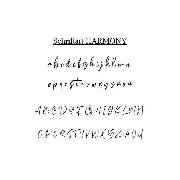 Hoodie WUNSCHNAME klein "Harmony" (personalisiert)