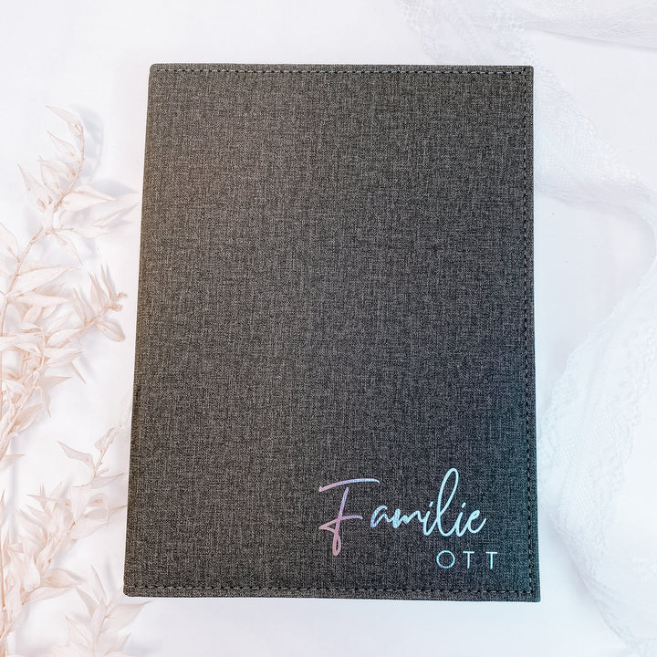 NobleDeer® Premium Stammbuch FAMILIE (personalisiert)