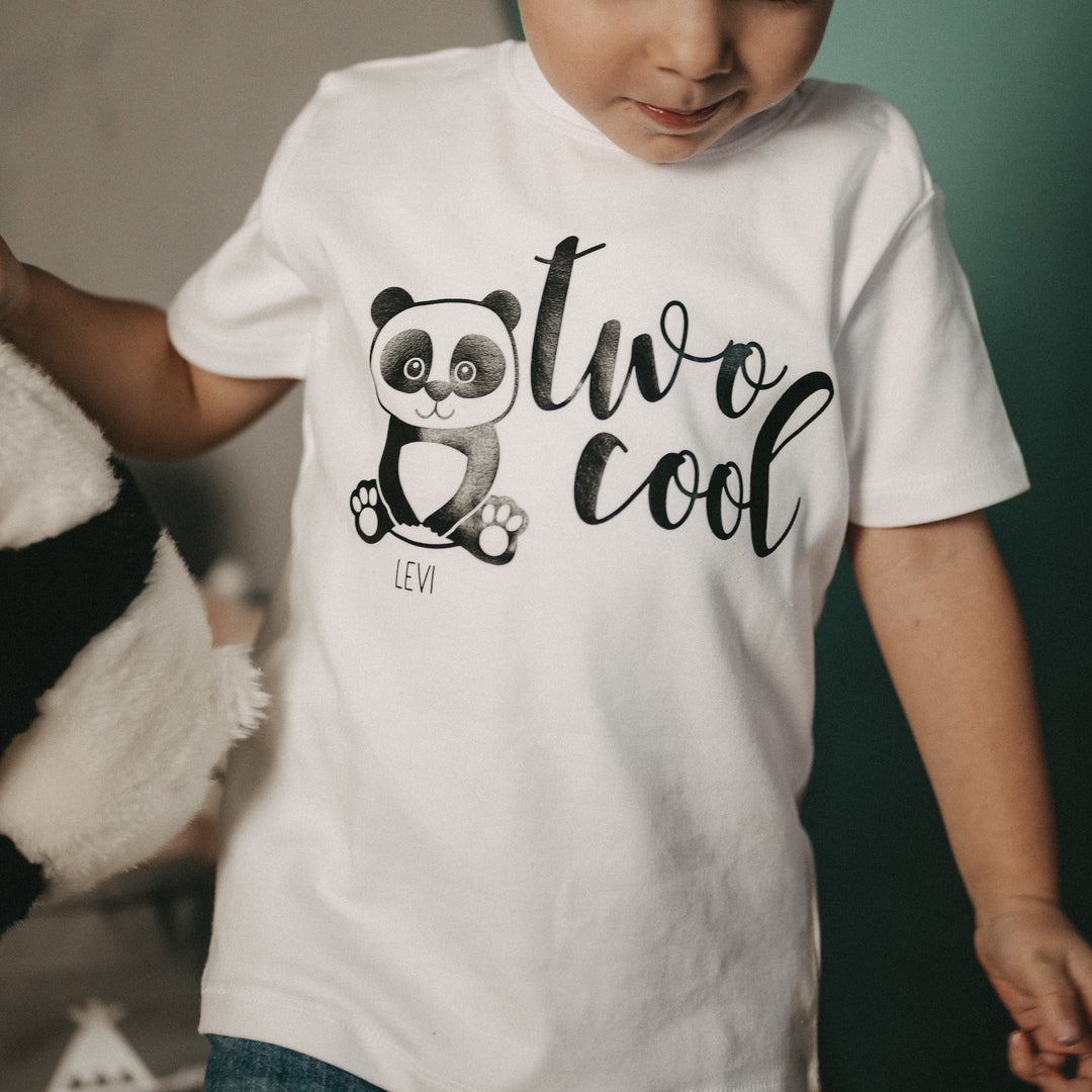 Kinder T-Shirt TWO COOL + WUNSCHNAME (personalisiert)