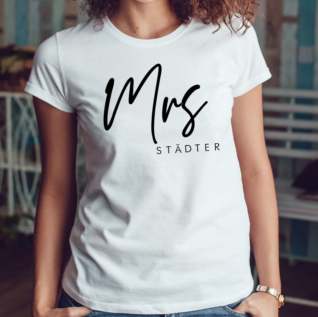 Damen T-Shirt regulär MRS +NAME (personalisiert)